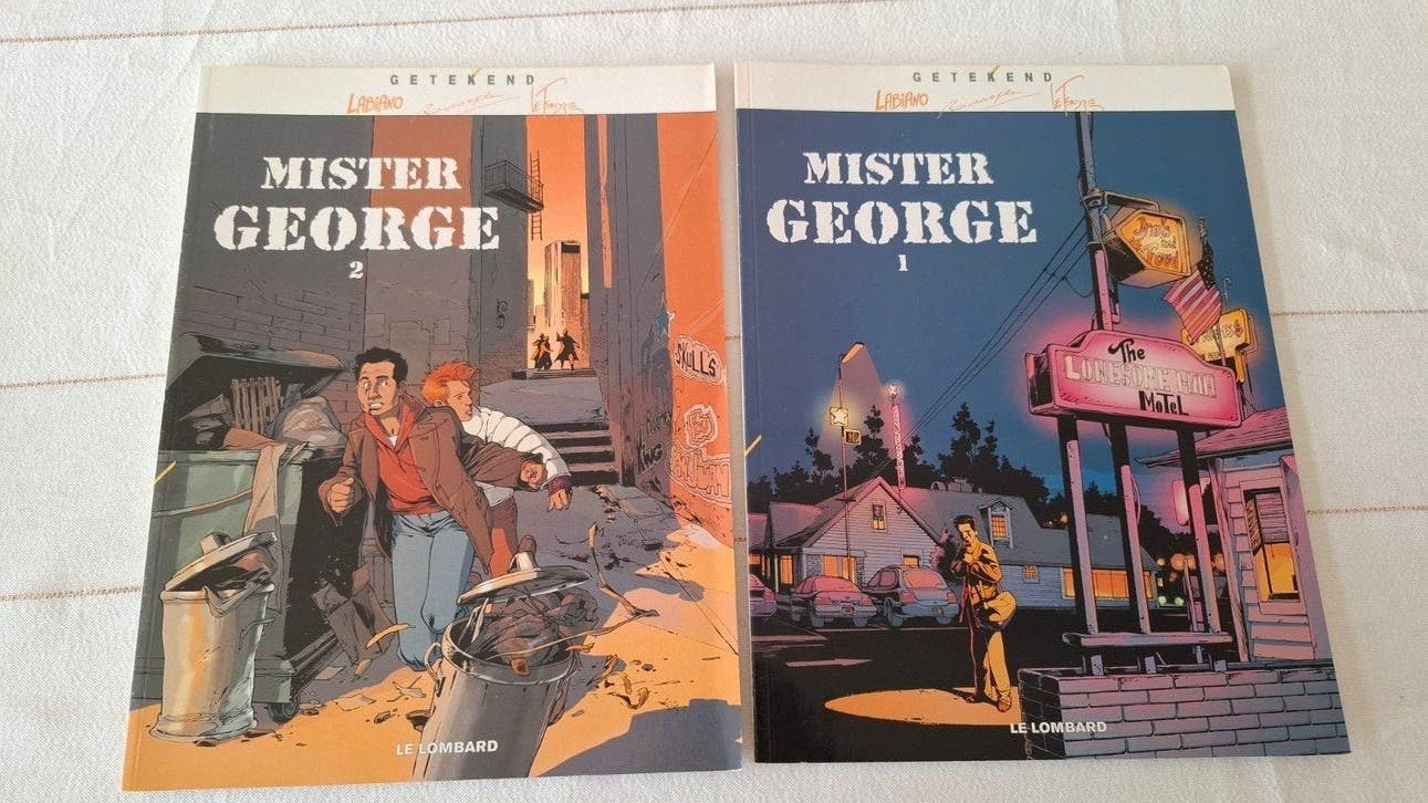 getekend  Mister George deel 1 en 2, Ophalen of Verzenden