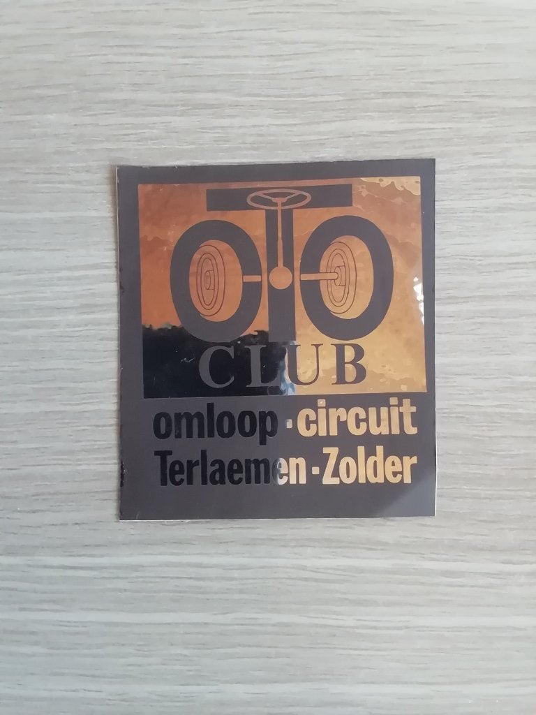 Sticker oto club terlaemen-zolder, Verzamelen, Ophalen