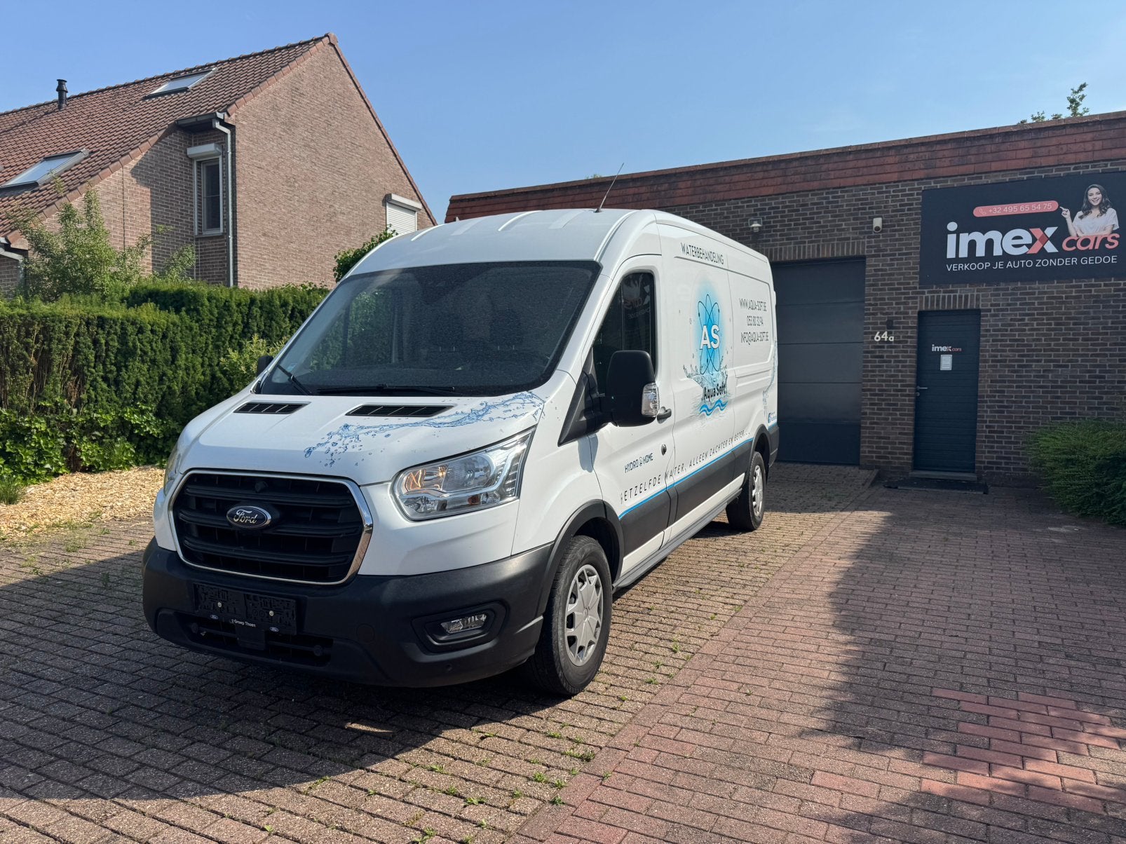 Ford Transit 2.0DCI H2L3/2022/89DKM/1er propriétaire, Autos, Camionnettes & Utilitaires, Achat, Euro 6, Entreprise, 3 places