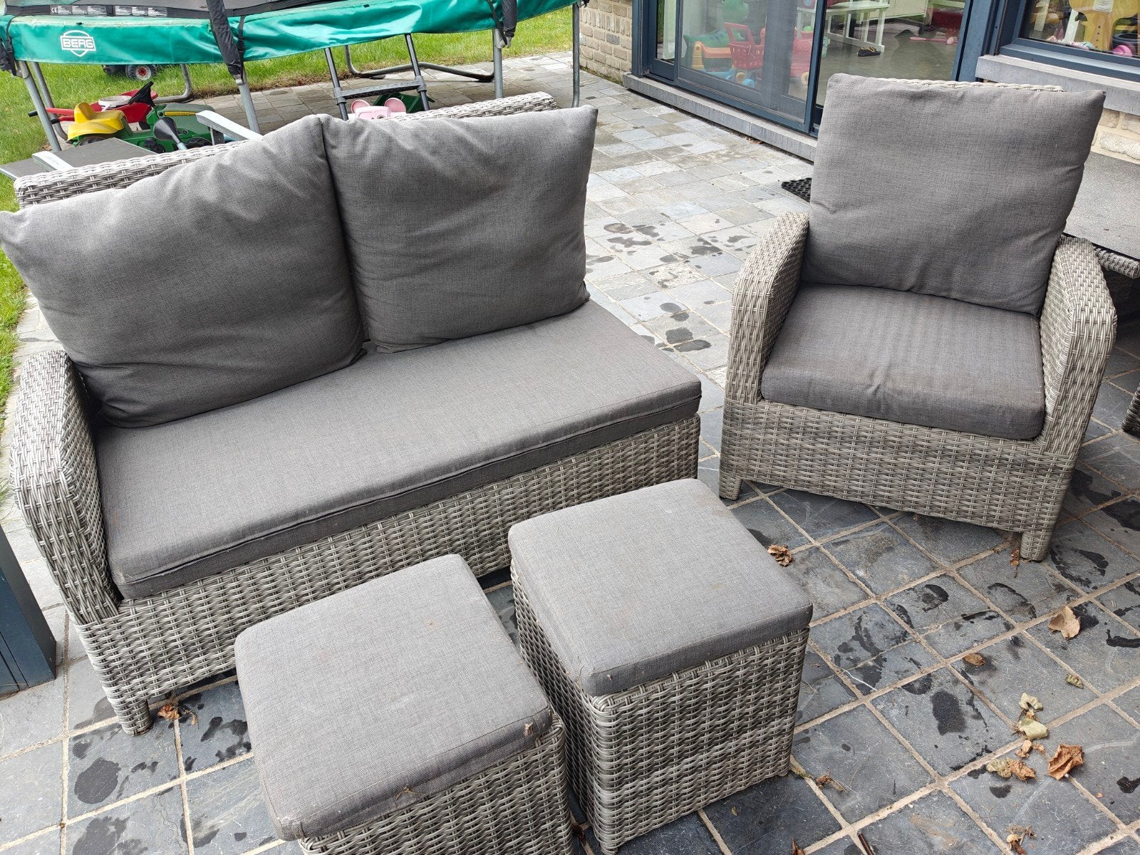 lounche Sensa, Ophalen, Wicker, Verstelbaar