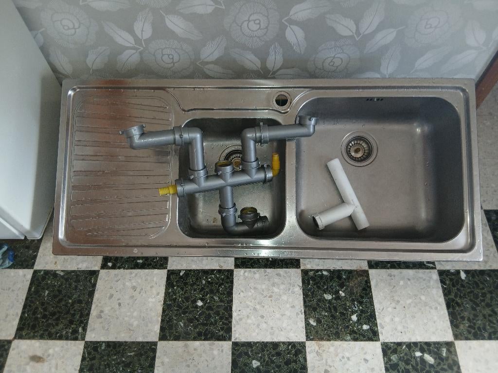 afwasbak, Huis en Inrichting, Ophalen, Gebruikt, Overige kleuren, 150 tot 200 cm