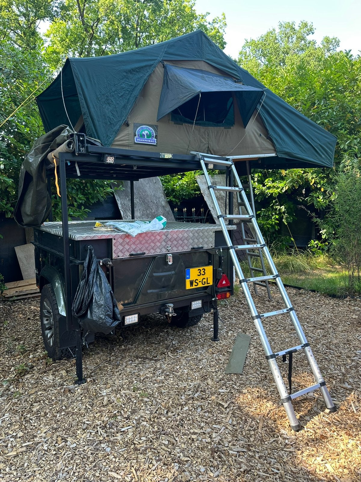 Uniek Reynolds Boughton Wide Track Off Road Tent Trailer, Ophalen of Verzenden, Zo goed als nieuw, Tot en met 2