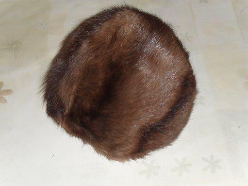 Vintage bontmuts, Kleding | Dames, Mutsen, Sjaals en Handschoenen, Ophalen of Verzenden, Muts