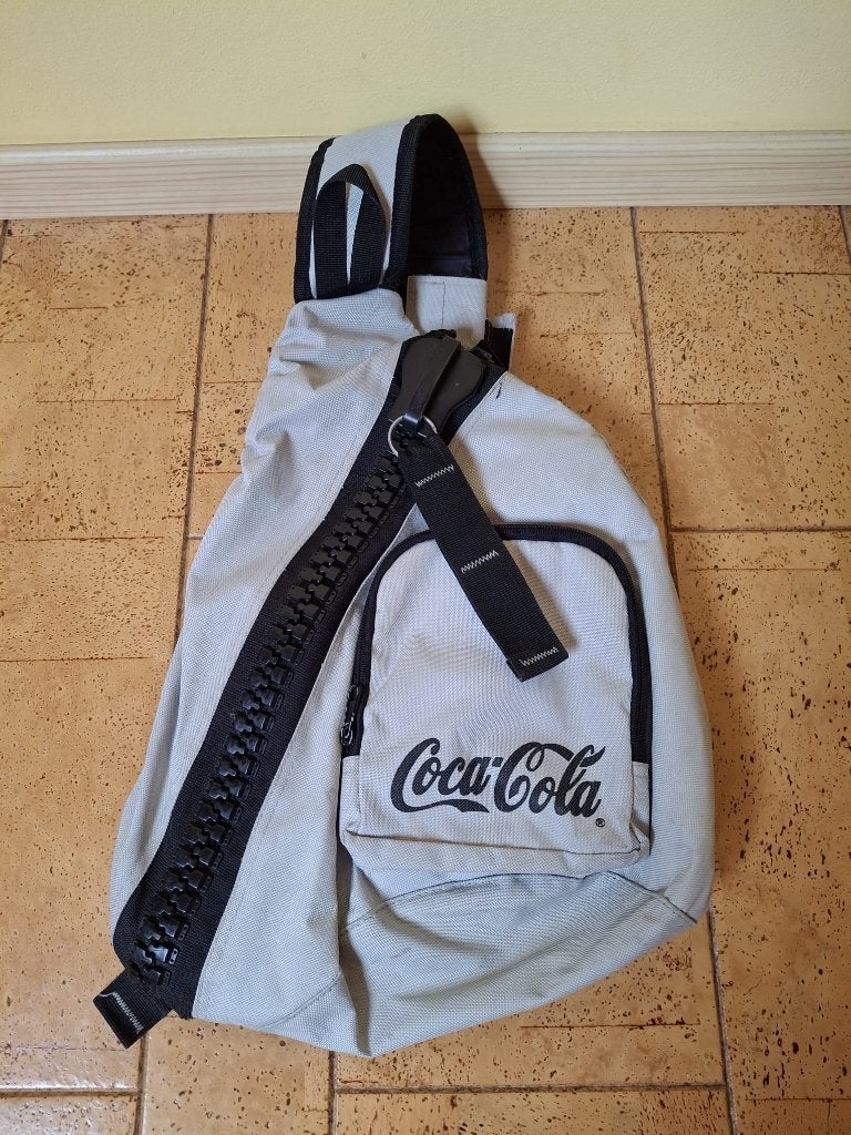 Sling Schoudertas Coca-Cola, Ophalen of Verzenden, Gebruikt, Grijs