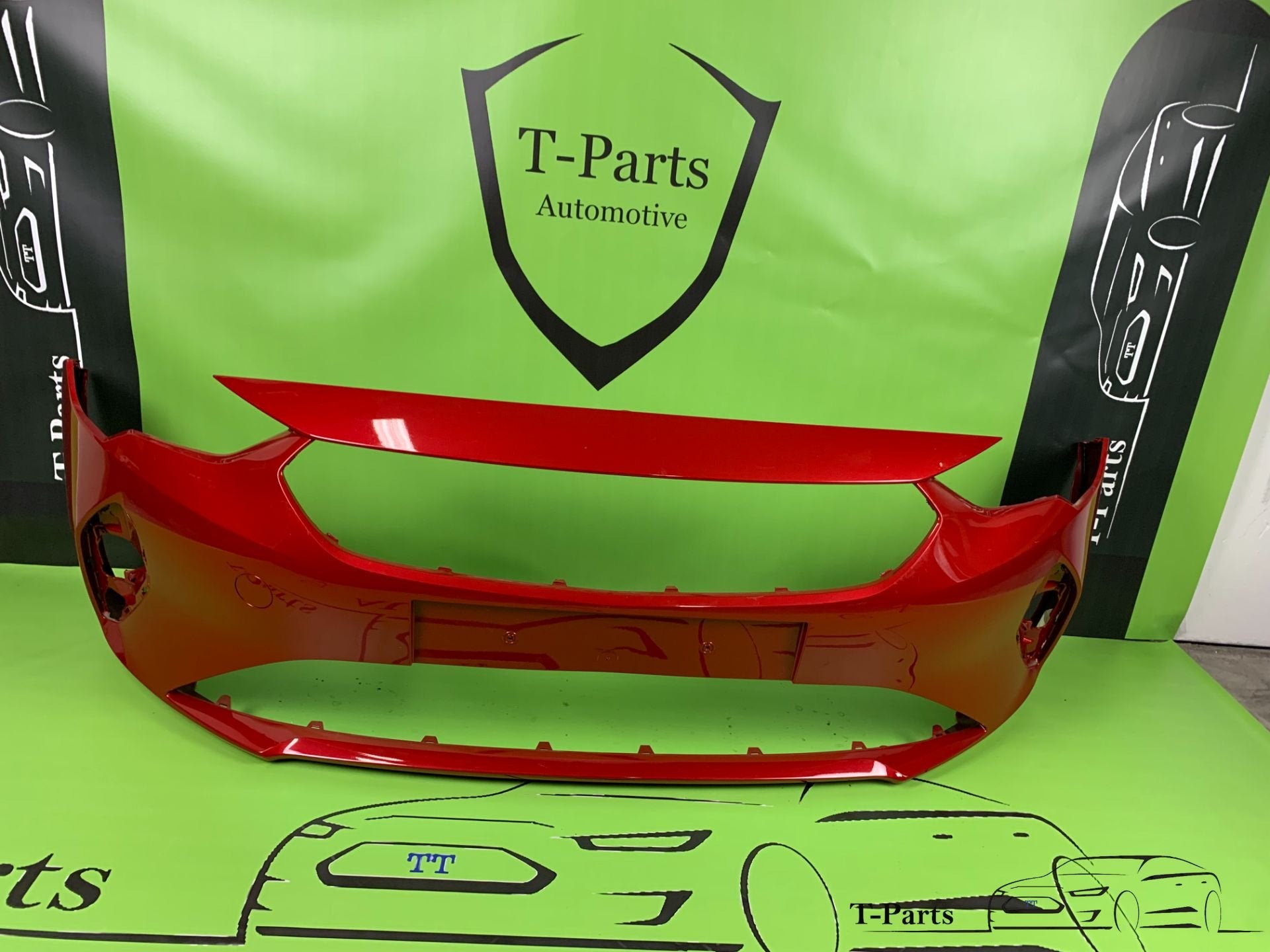 opel corsa F pare-chocs avant pare-chocs 19+ ROUGE, Info@fabrikant.eu, Fabrikant BV, Pare-chocs, Opel