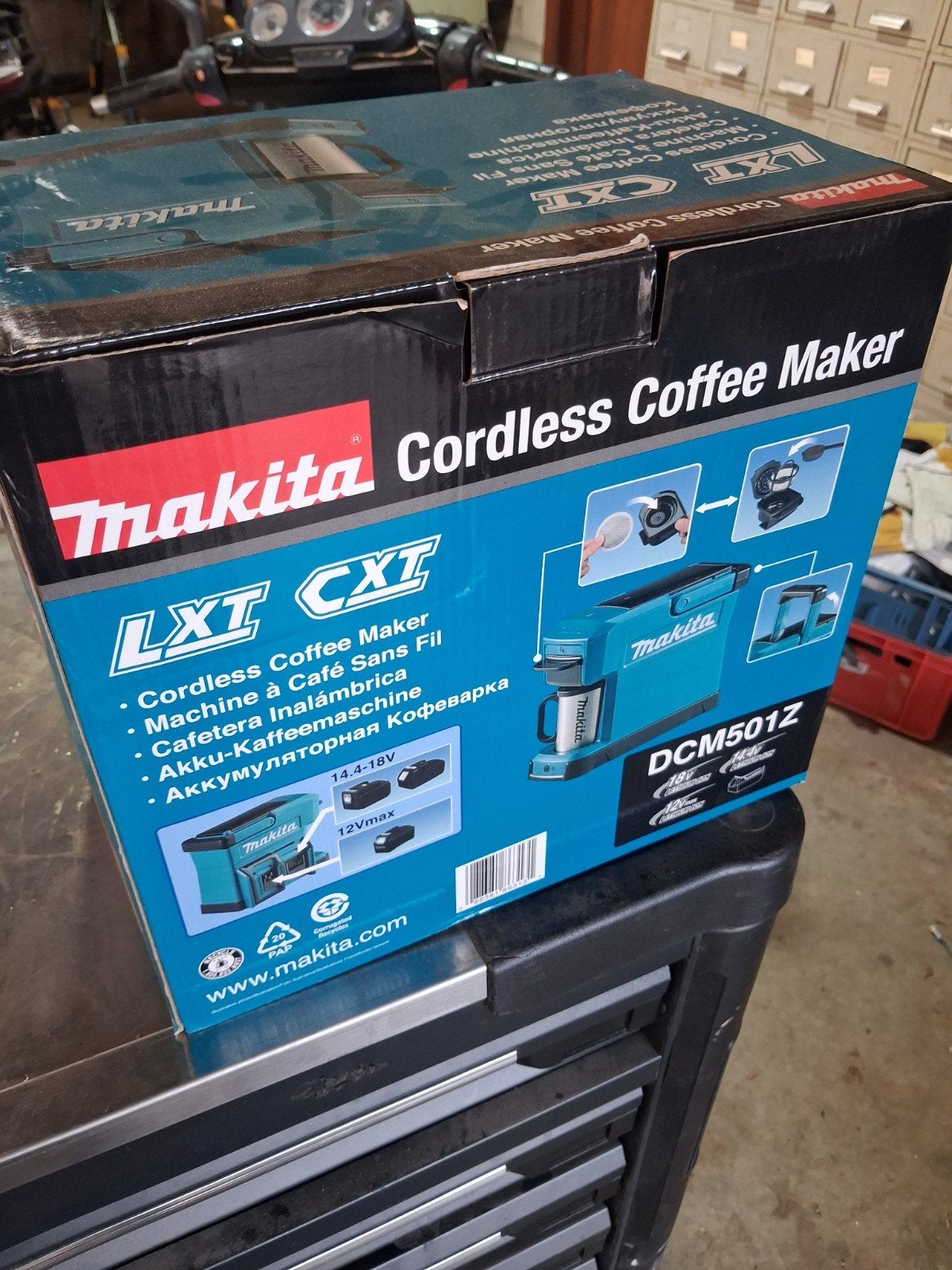 Makita koffiezet, Ophalen, Nieuw, Koffiemachine, Gemalen koffie