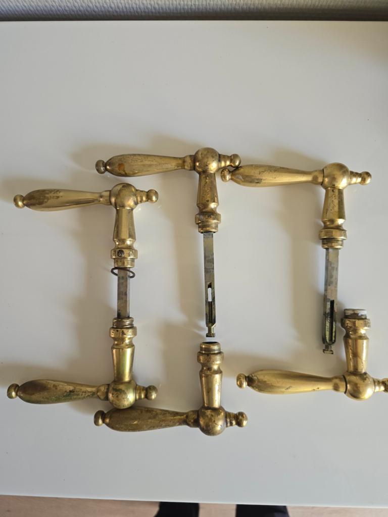 Messing deurklinken, Ophalen