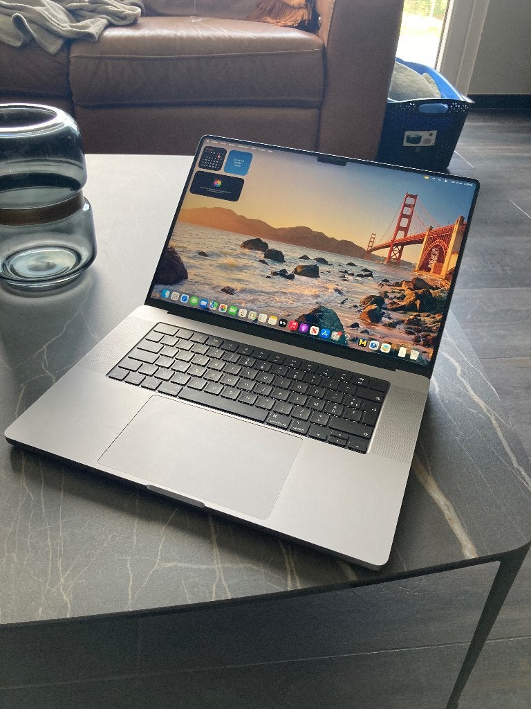 MacBook Pro 16" 2021 – M1 Pro – 16 Go / 512 Go – 750, MacBook Pro, Enlèvement ou Envoi, Reconditionné, 512 GB
