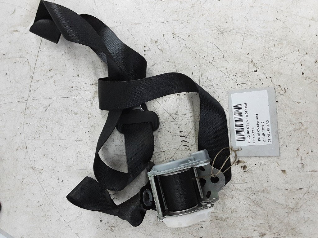 VEILIGHEIDSGORDEL LINKS ACHTER Peugeot 108 (KR1LJ672LC), Gebruikt, Peugeot