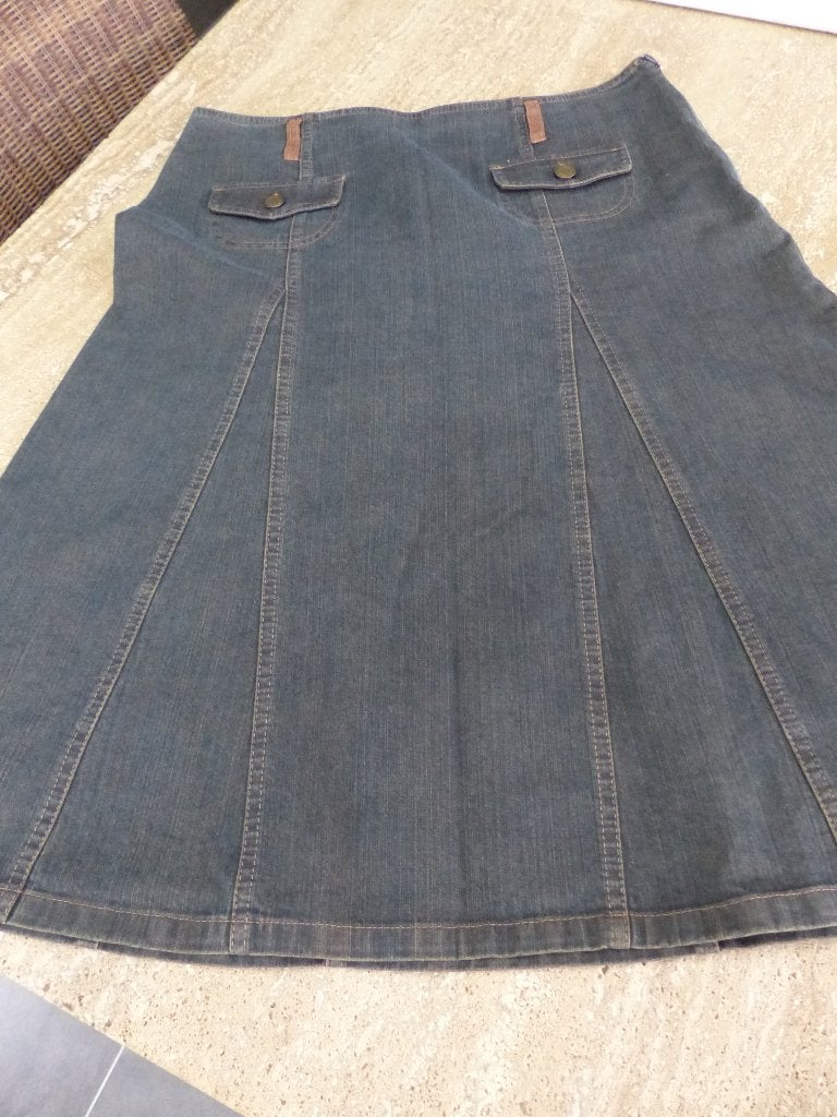 jeans rok, Rabe, Ophalen of Verzenden, Gedragen, Maat 42/44 (L)