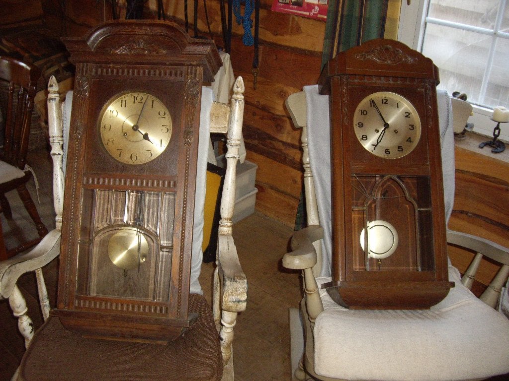 Te koop ; Twee antieke klokken, Enlèvement, Utilisé
