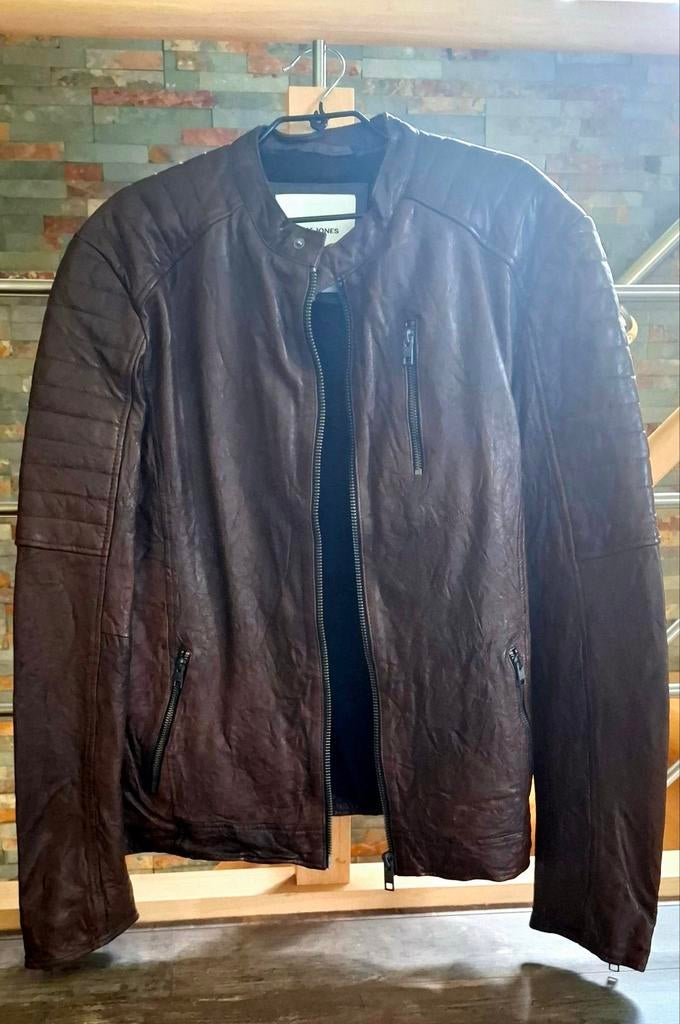Leren vest Brown Stone Size L (nieuw), Ophalen, Maat 52/54 (L), Bruin, Nieuw