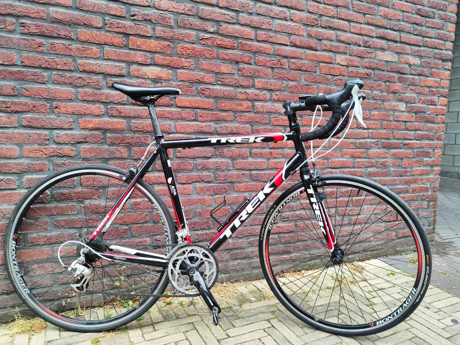 trek racefiets koersfiets road bike, Fietsen en Brommers, Fietsen | Racefietsen, 28 inch, Aluminium, Zo goed als nieuw, 57 tot 61 cm