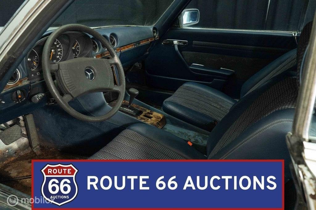 Mercedes-Benz 280 SLC | 1978 | Route 66 Auctions, Auto's, Zwart, Mercedes-Benz, Bedrijf, Handgeschakeld