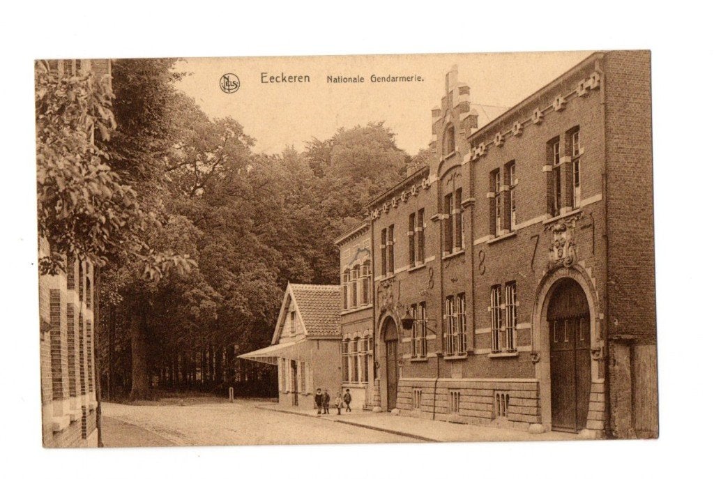 Ekeren - Nationale gendarmerie, Verzamelen, Ophalen of Verzenden, 1920 tot 1940, Gelopen, Antwerpen