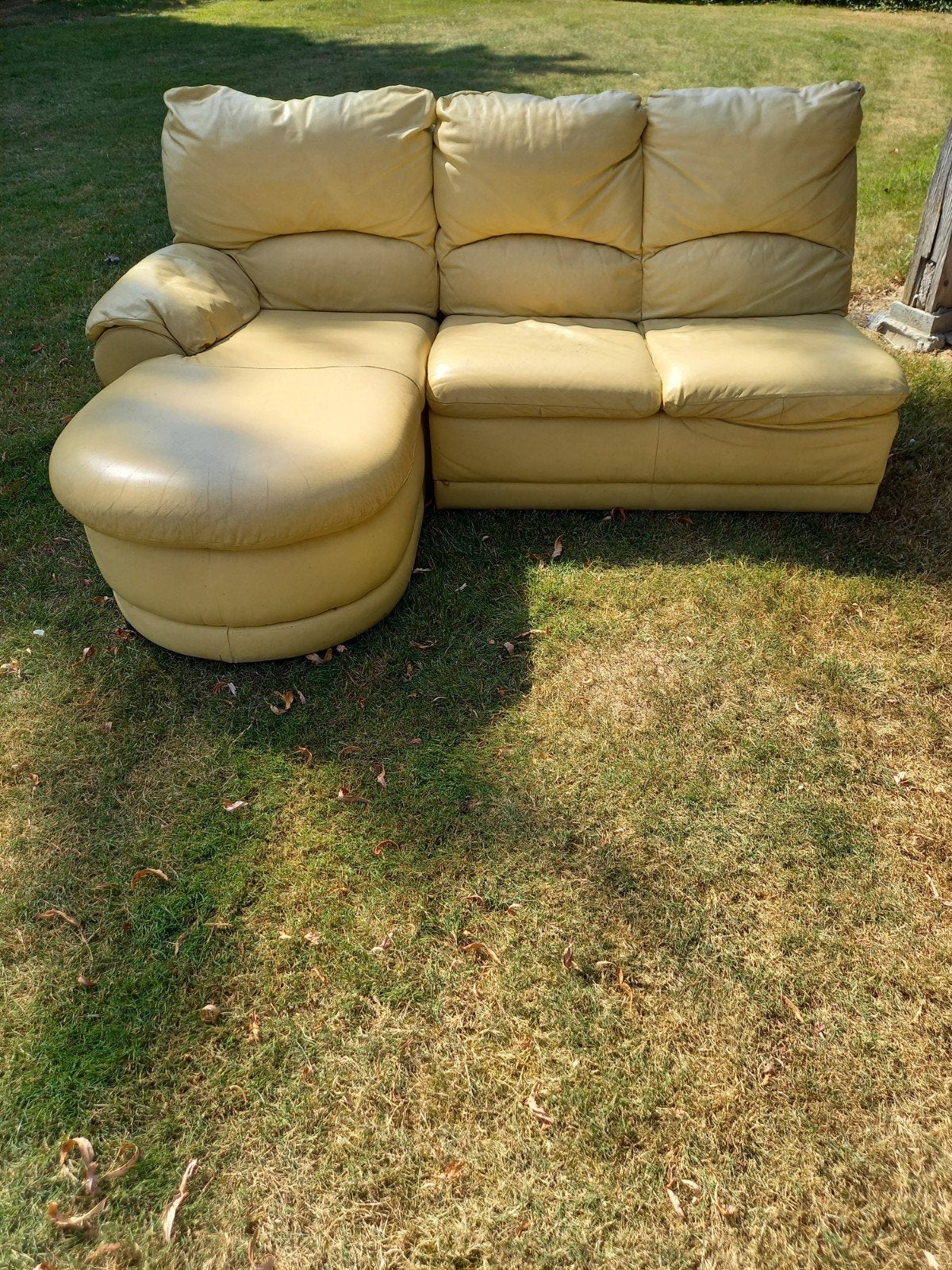 gratis draaizetel in leder, Maison & Meubles, Fauteuils, Enlèvement