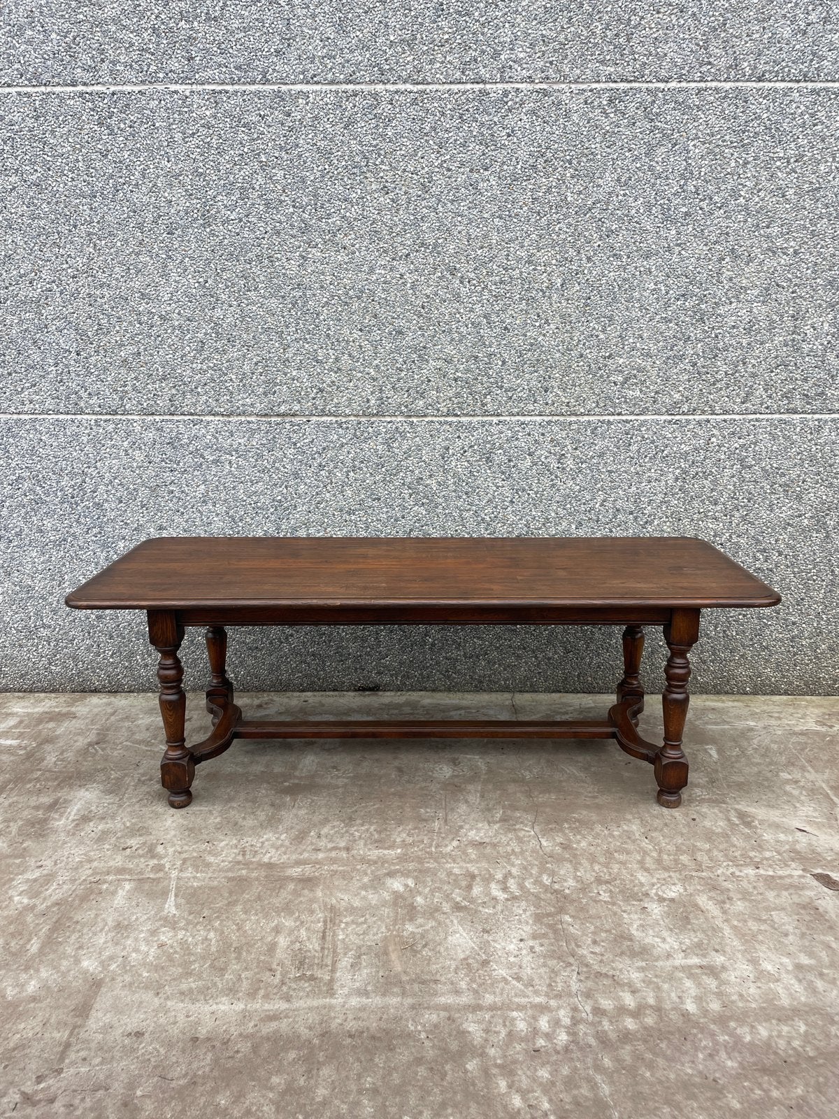Massief houten tafel, Huis en Inrichting, Ophalen, Gebruikt, Rechthoekig, Klassiek
