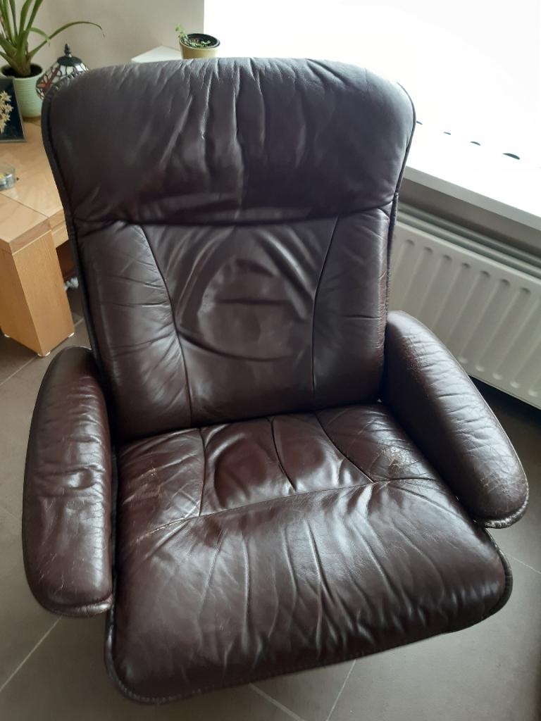 Relax, Huis en Inrichting, Fauteuils, Ophalen, Gebruikt, Leer