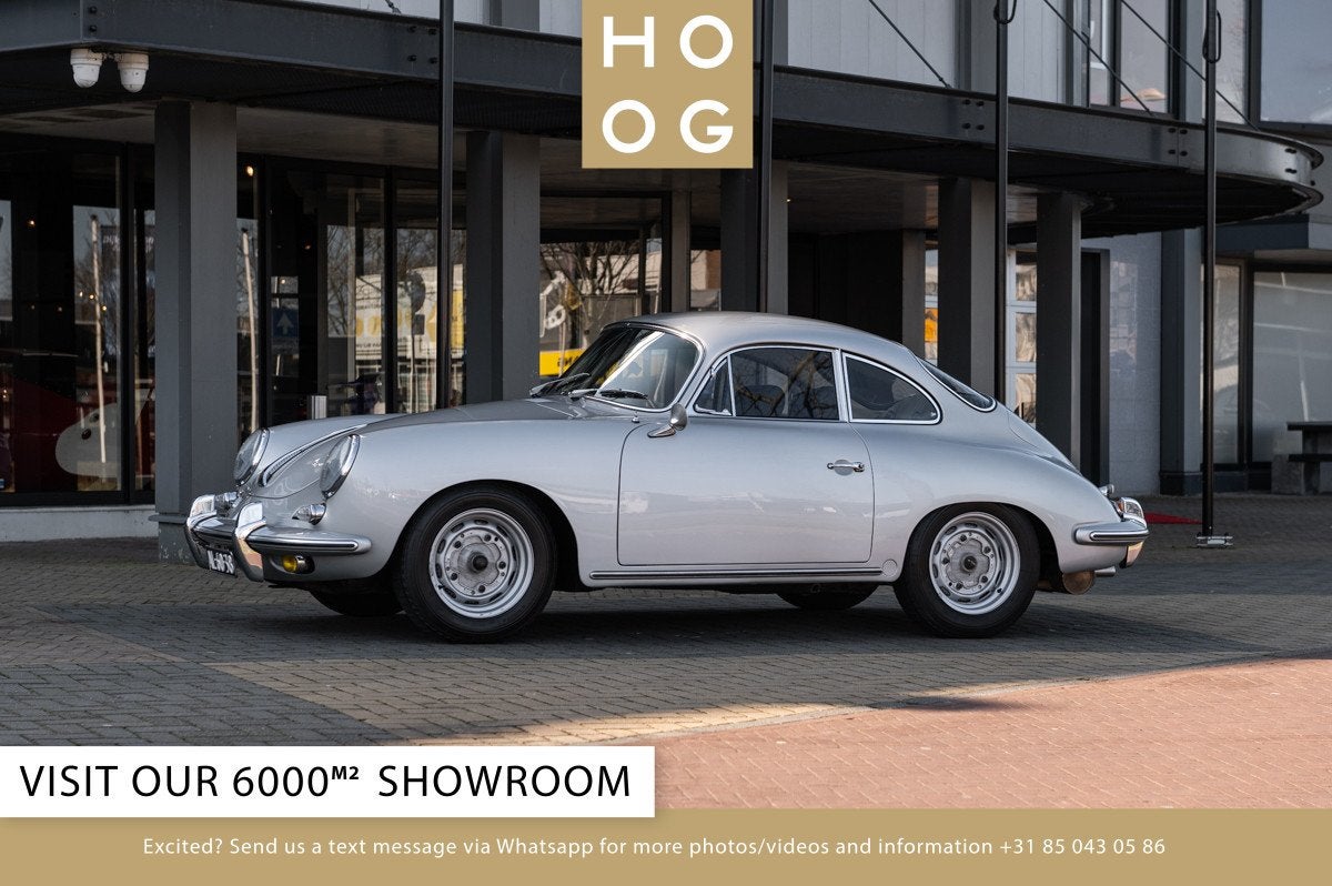 Porsche 356 B - Matching Numbers, Autos, Porsche, Cuir, Argent ou Gris, Achat, Intérieur cuir