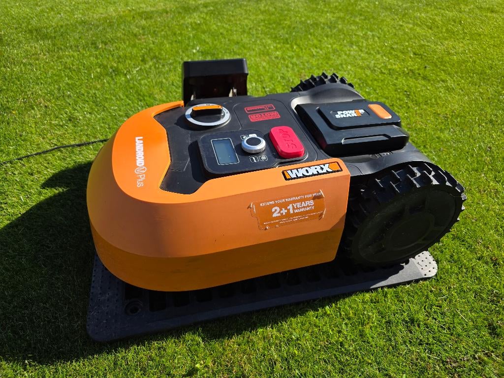 Worx Landroid Wr165E met vele extra's (500m2), Enlèvement, Comme neuf, Worx, Contrôlable via l'application