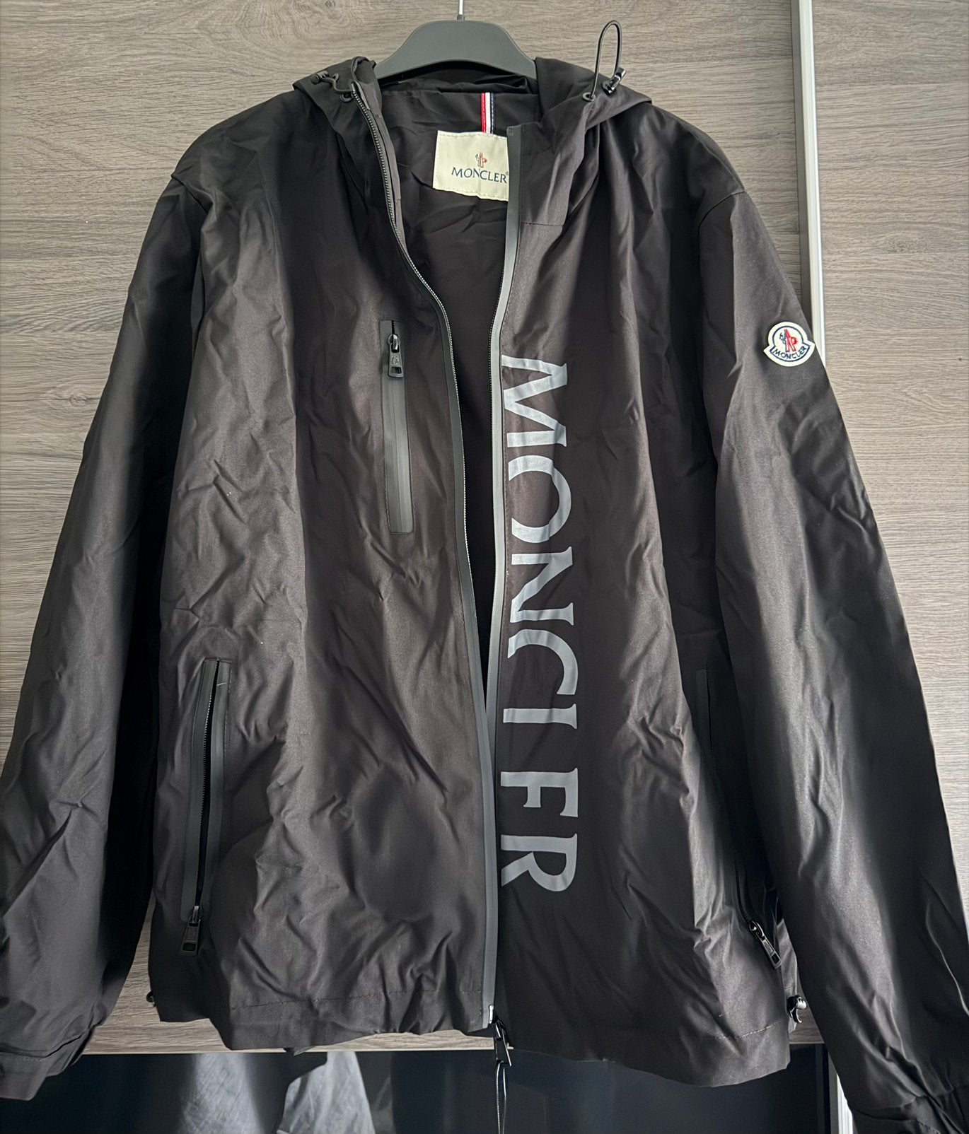 Moncler heren jas maat L, Kleding | Heren, Ophalen, Zo goed als nieuw, Maat 52/54 (L), Zwart