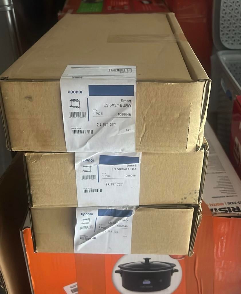 Collector/verdeler Uponor nieuw in doos 3x, Ophalen, Nieuw