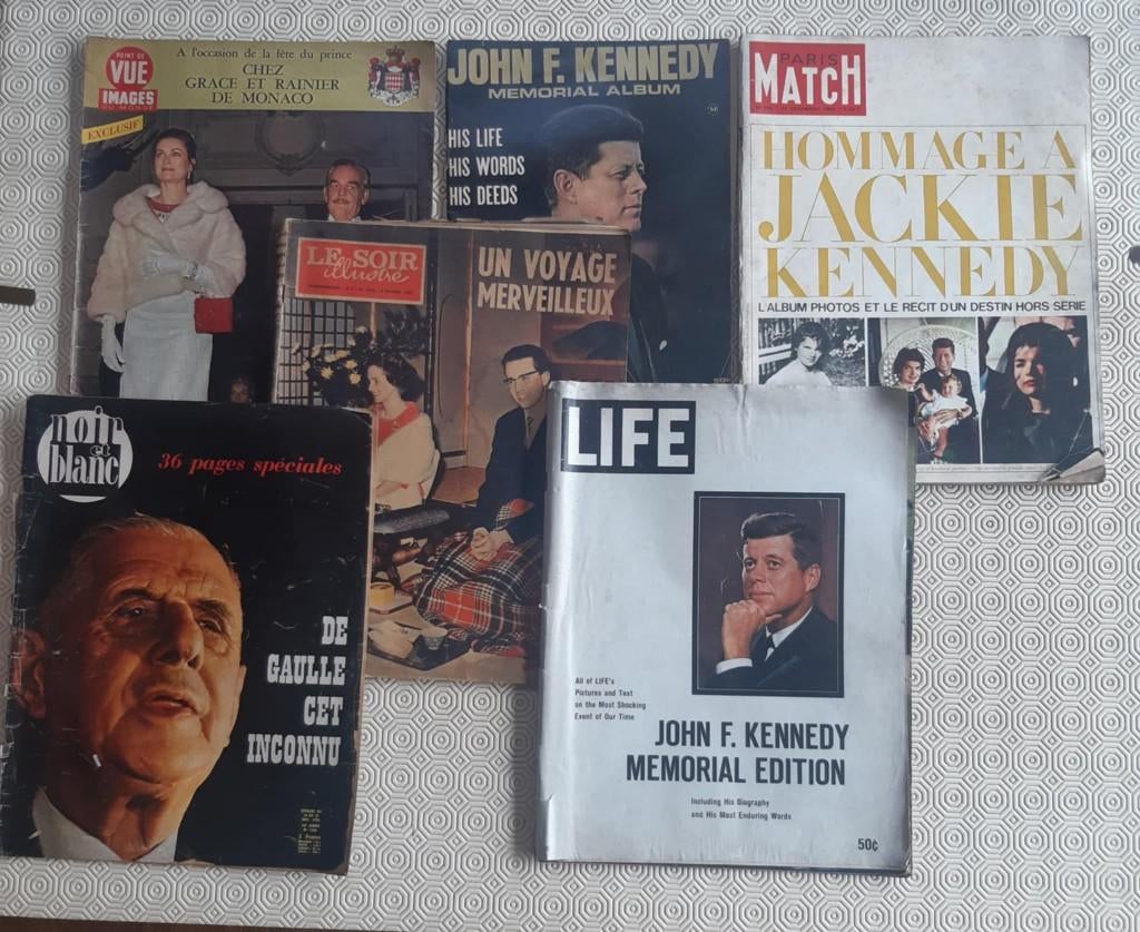 Lot de 6 anciens magazines, Livres, Enlèvement ou Envoi, Utilisé, Autres types