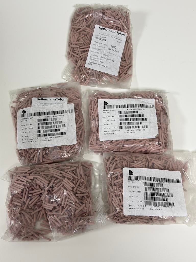 5000x HellermannTyton PH15X20PK Kabelmarkeringshuls Nieuw, Hobby en Vrije tijd, Elektronica-componenten, Nieuw, Ophalen of Verzenden