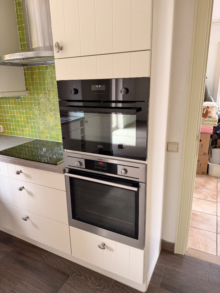 Cuisine à vendre, Maison & Meubles, Bois, Enlèvement, Utilisé, Blanc