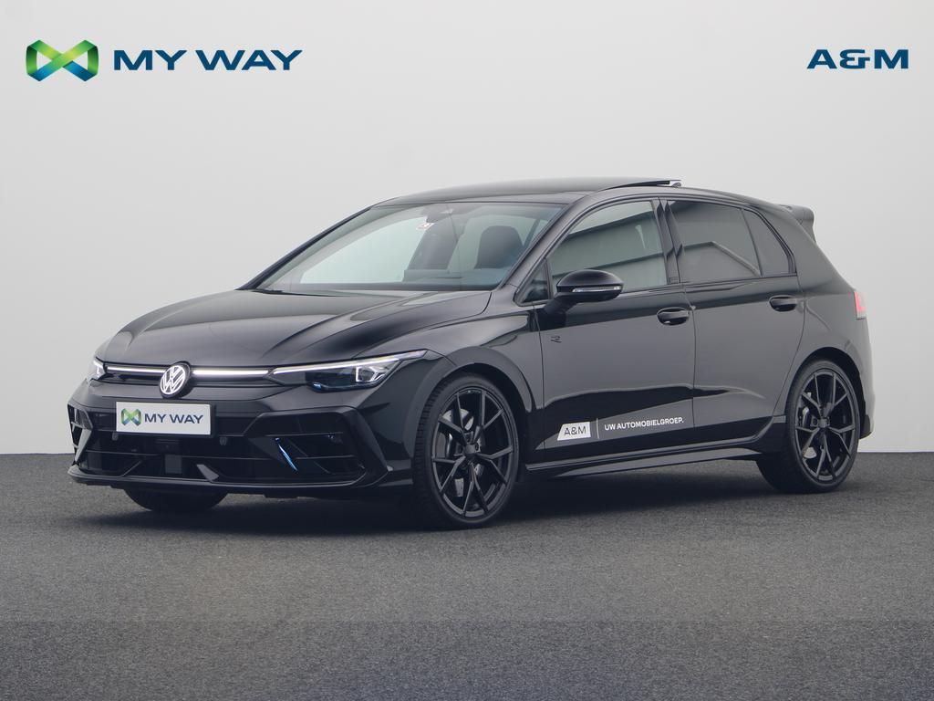 Volkswagen Golf VIII R Golf R 2.0 TSI 4Motion Black Edition, Auto's, Volkswagen, Automaat, Lederen bekleding, Zwart, Golf