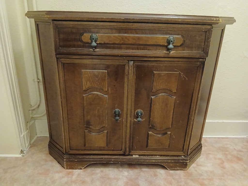 Meuble 2 portes + 1 tiroir, 25 à 50 cm, Moins de 100 cm, Enlèvement, Utilisé