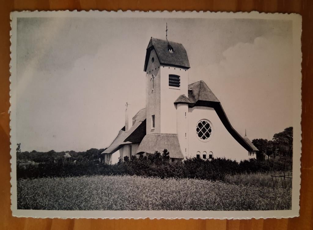 Vintage Postkaart Schilde Bergen O.L.V Kerk, Verzamelen, Postkaarten | België, Ophalen of Verzenden