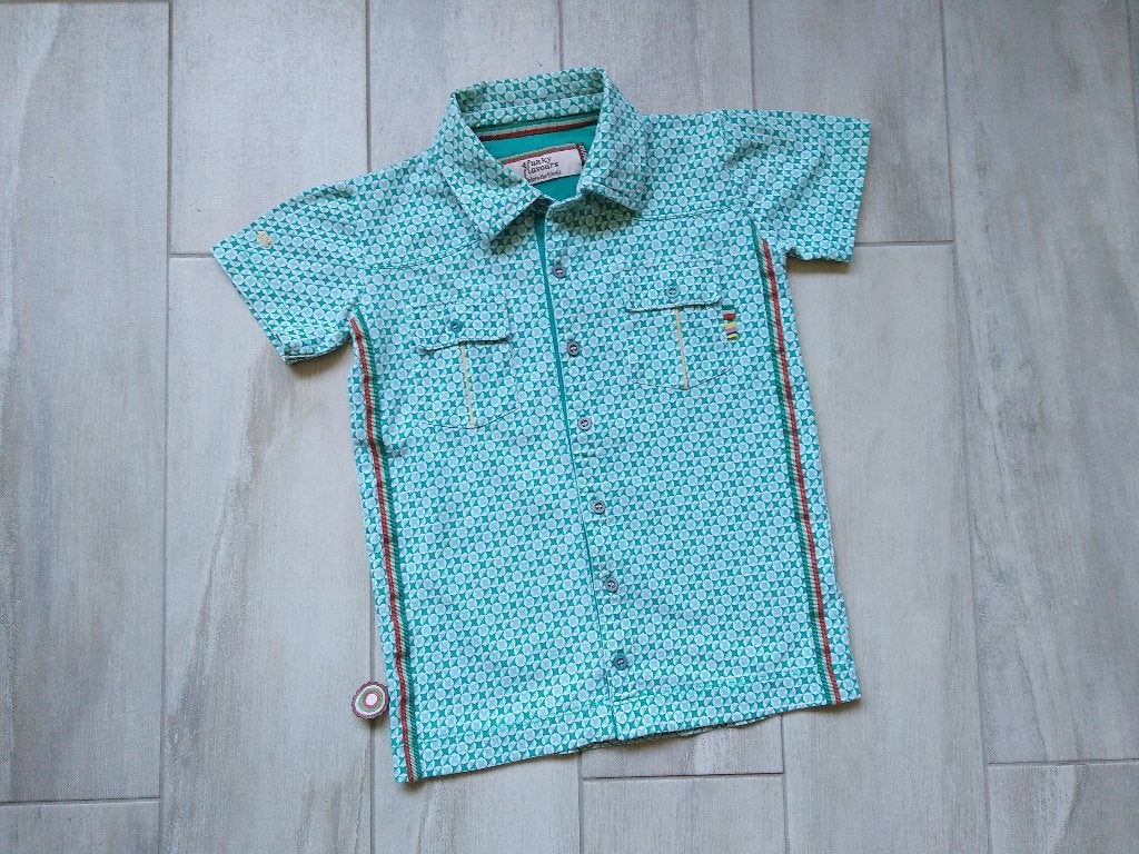 ★ M128/134 - Hemd 4 funky flavours, Kinderen en Baby's, Kinderkleding | Maat 128, Gebruikt, Ophalen of Verzenden, Shirt of Longsleeve