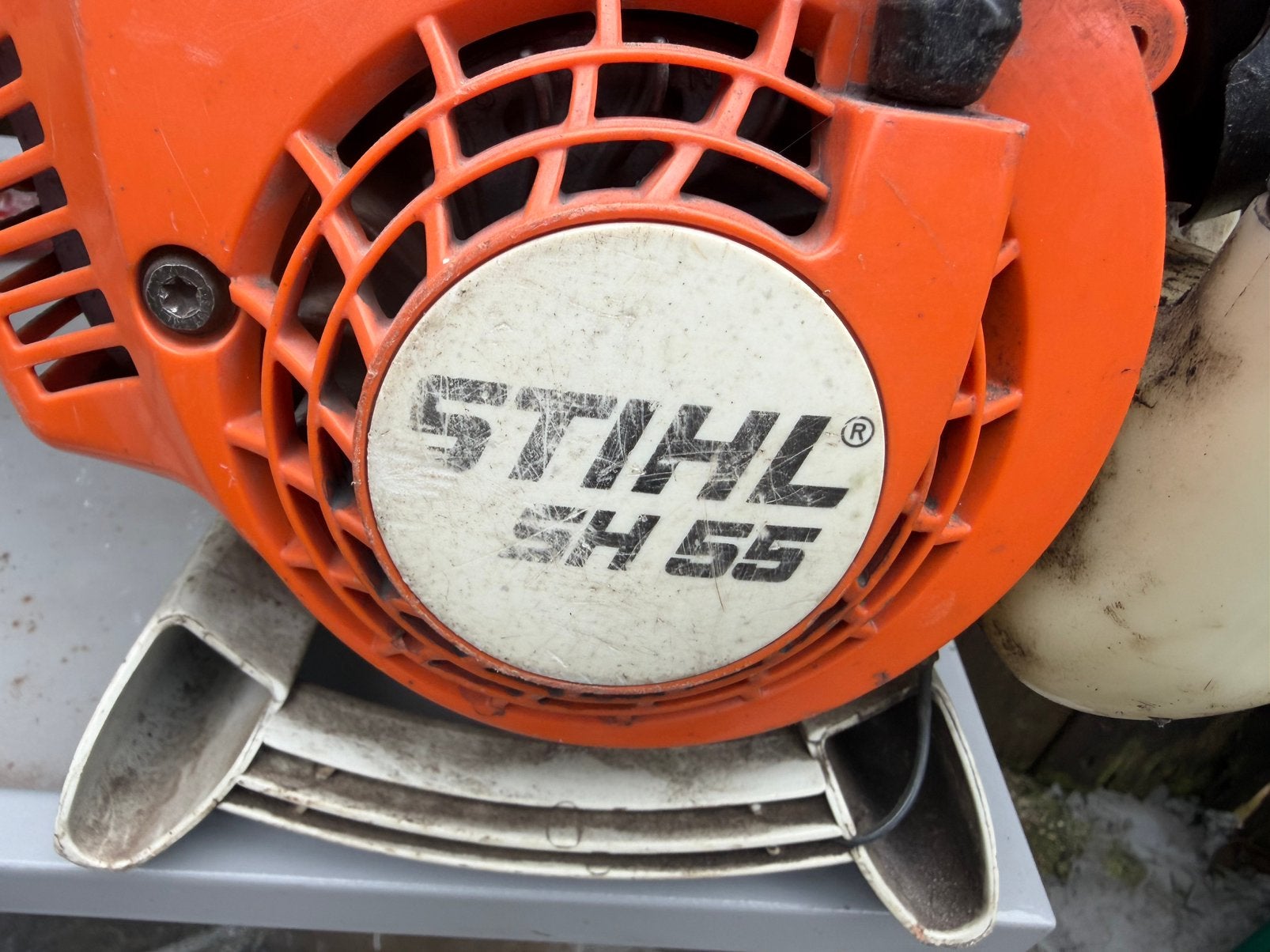 Stihl  bladblazer bladzuiger  sh 55, Ophalen, Gebruikt