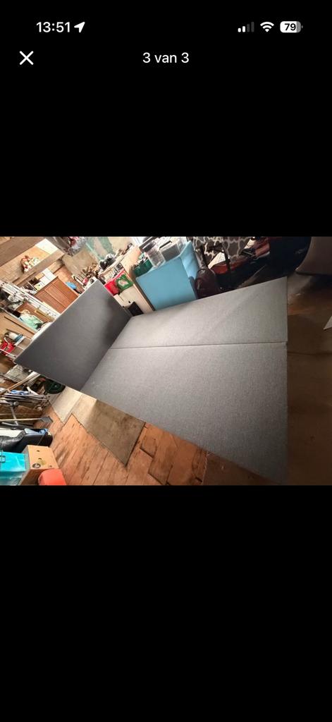 Bed twijfelaar 140cm op 200 cm, Huis en Inrichting, Ophalen, Zo goed als nieuw, Twijfelaar, 200 cm