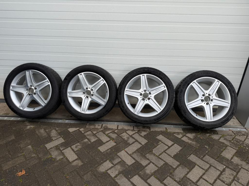 Mercedes GLK AMG velgen x204 19” breedset origineel MB, Gebruikt, Banden en Velgen, Zomerbanden, Ophalen