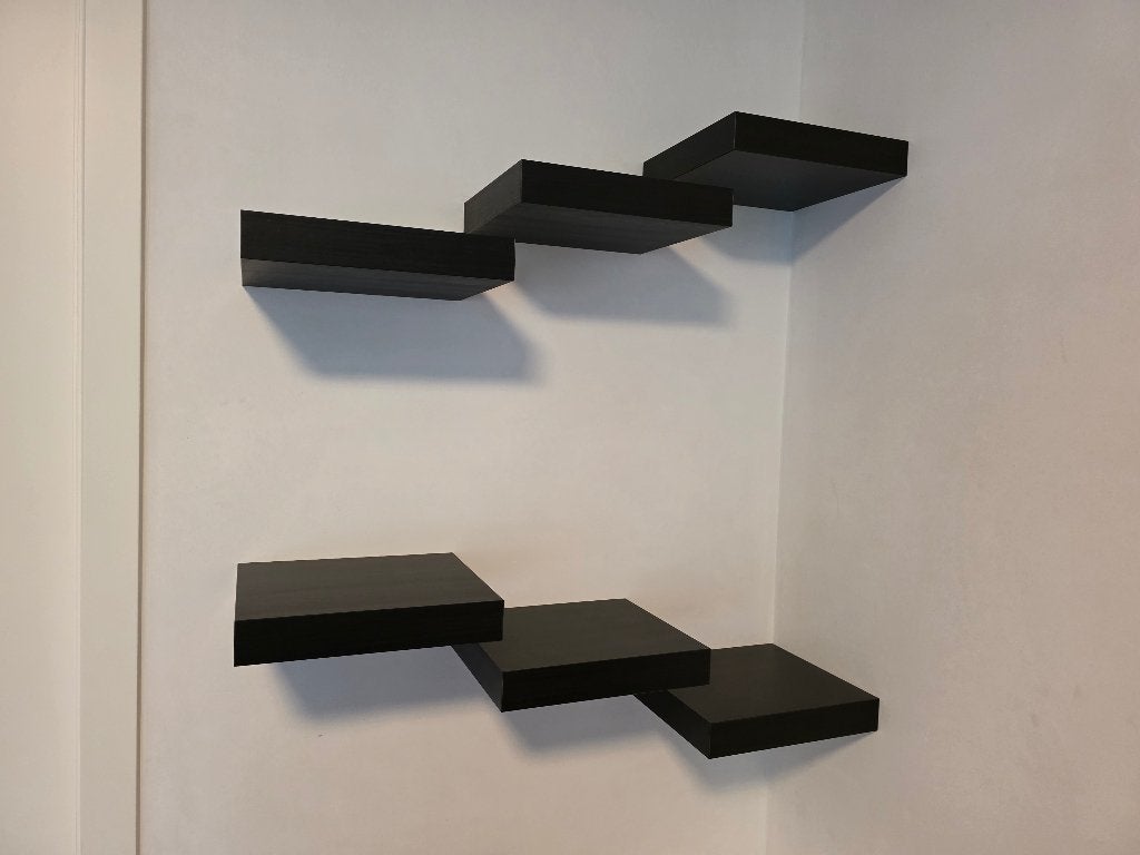 LACK Étagère murale, brun noir, 30x26 cm 6 pièces, Enlèvement, Comme neuf