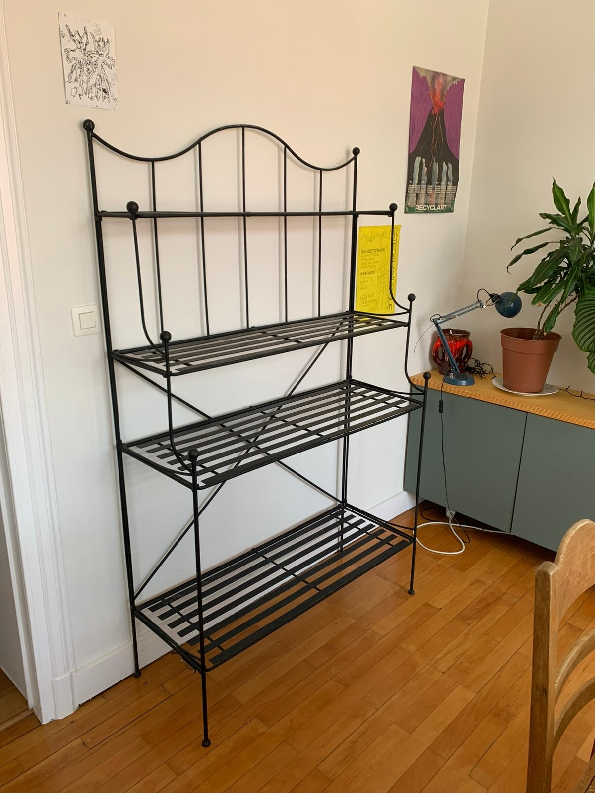 Étagère en metal, Maison & Meubles, Enlèvement, Comme neuf