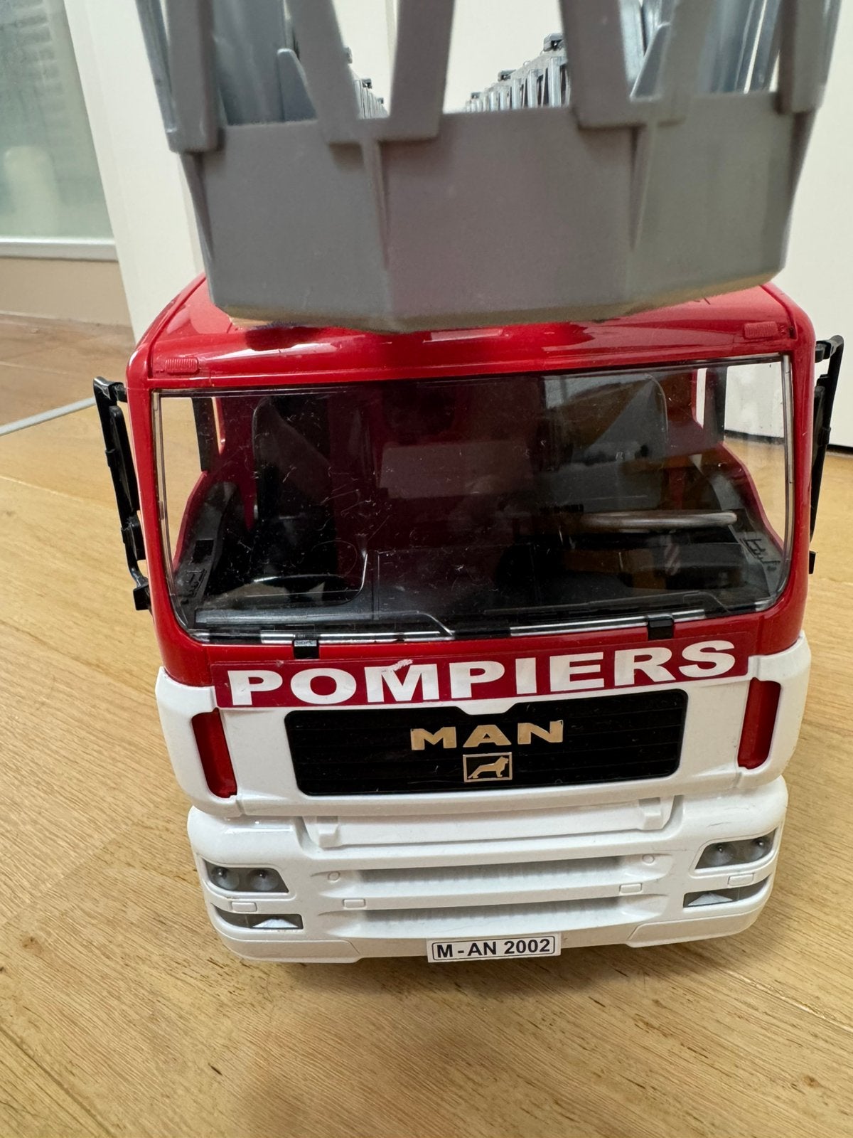 Camion pompiet Bruder Man, Enlèvement, Utilisé