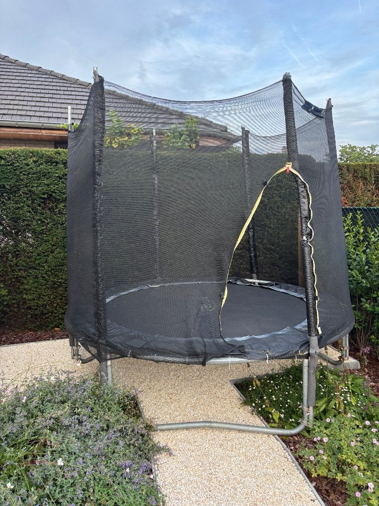 Trampoline, Ophalen, Gebruikt