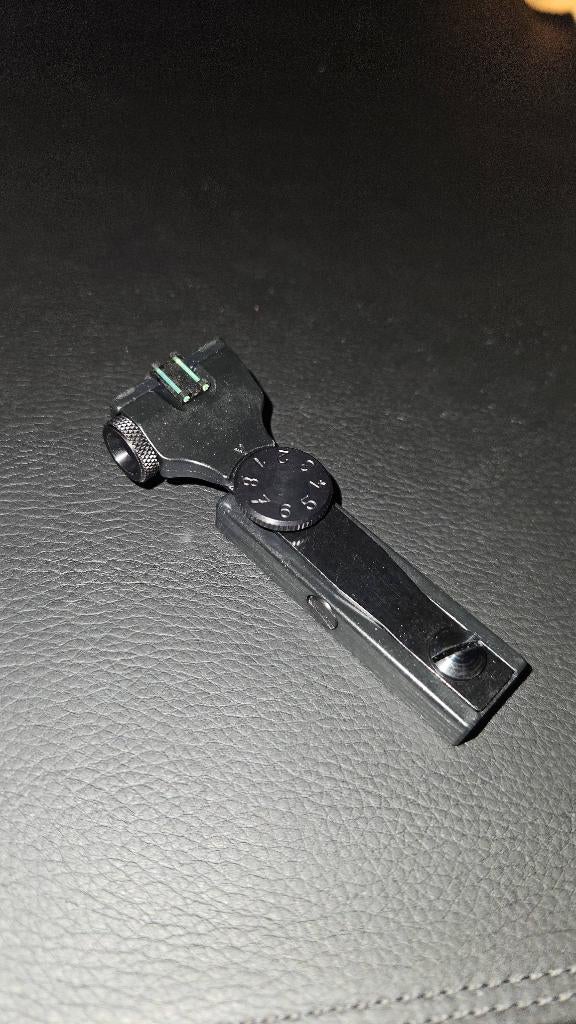 Weihrauch Front and Rear Fiber Optic Sight, Enlèvement, Comme neuf
