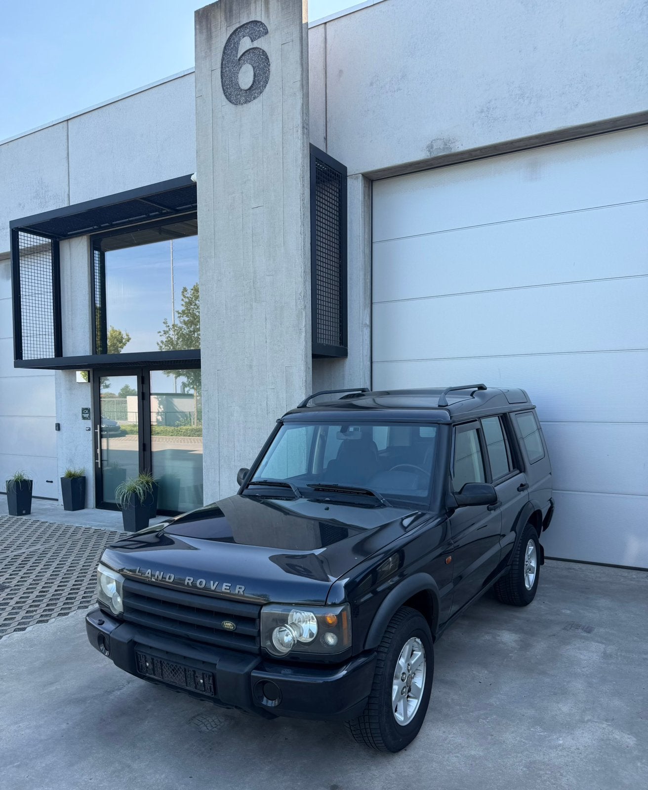 Land Rover Discovery 2, Td5, Zwart, Blauw, Leder en Stof, Bedrijf