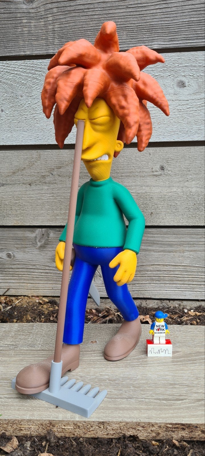 Figurine Sideshow Tahiti Bob – Collection Les Simpson  38cm, Enlèvement ou Envoi, Neuf, Autres types