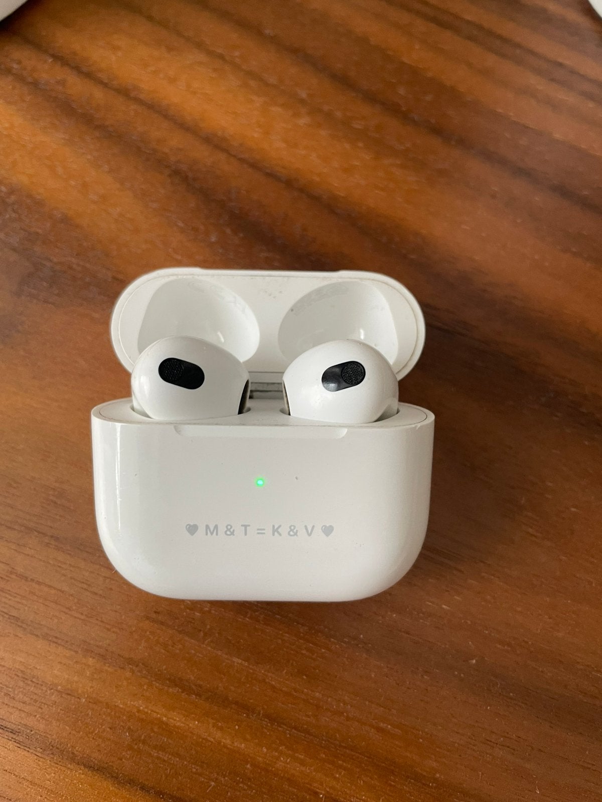 Apple Airpods 3rd generation, Télécoms, Comme neuf, Blanc, Intra-auriculaires (Earbuds), Réduction active du bruit