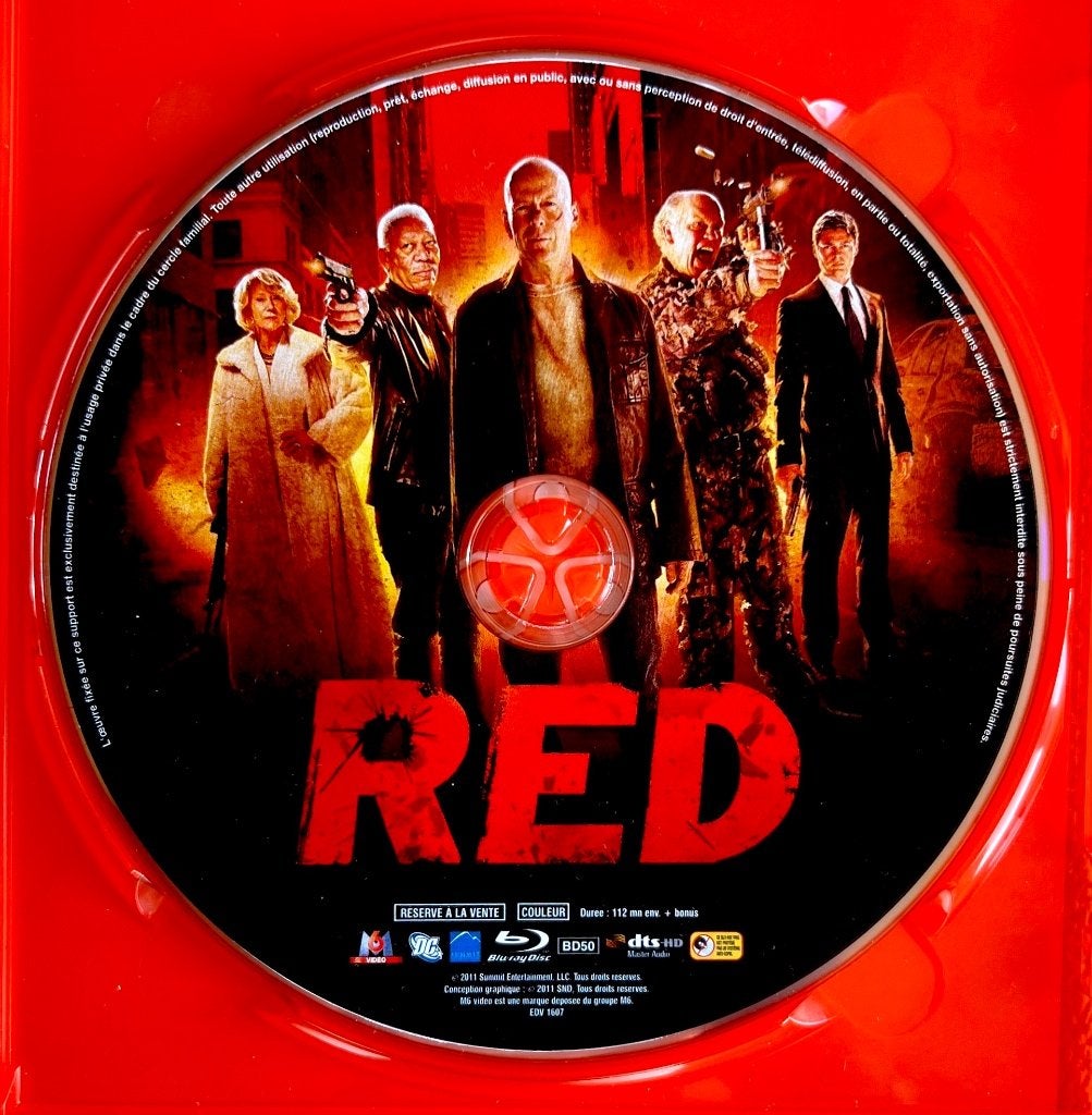 RED (B.Willis, Morgan Freeman, J.Malkovich) + 58 Min.Bonus, Cd's en Dvd's, Frans, Film, Actie, Ophalen of Verzenden