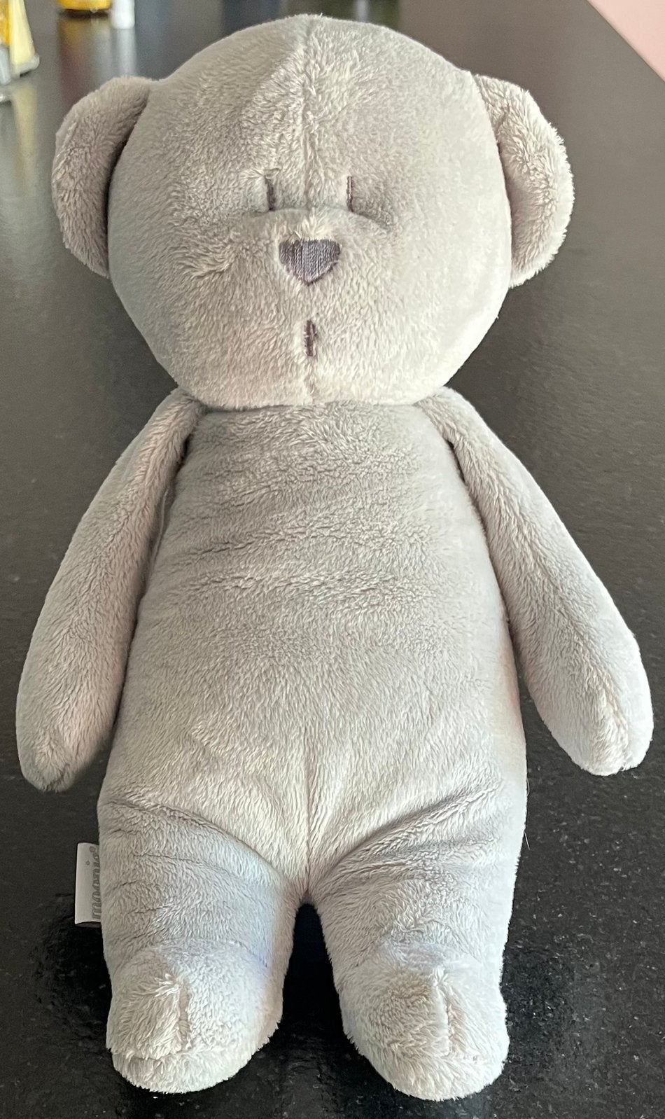 Knuffelbeer met witte ruis en licht Moonie, Kinderen en Baby's, Ophalen of Verzenden, Zo goed als nieuw