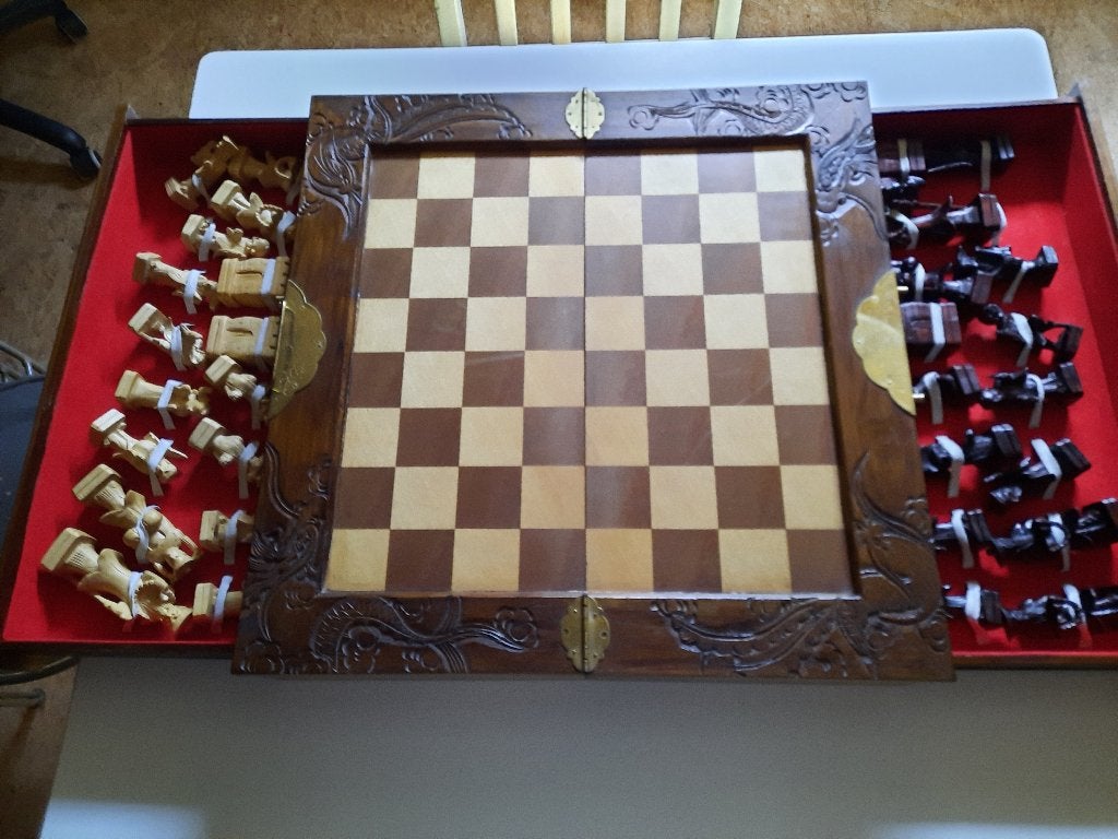 Schaakbord, Een of twee spelers, Ophalen