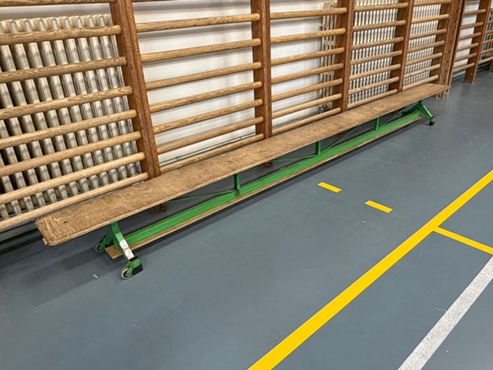 Zweedse bank, Ophalen, Gebruikt, Materiaal