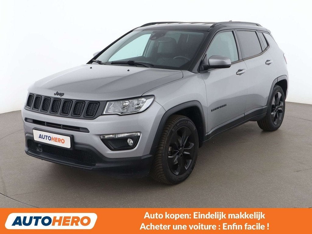 Jeep Compass 1.6 M-Jet Longitude FWD, Anti démarrage, Argent ou Gris, Euro 6, Noir