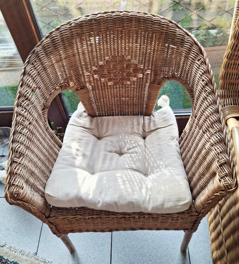 fauteuil en osier, Huis en Inrichting